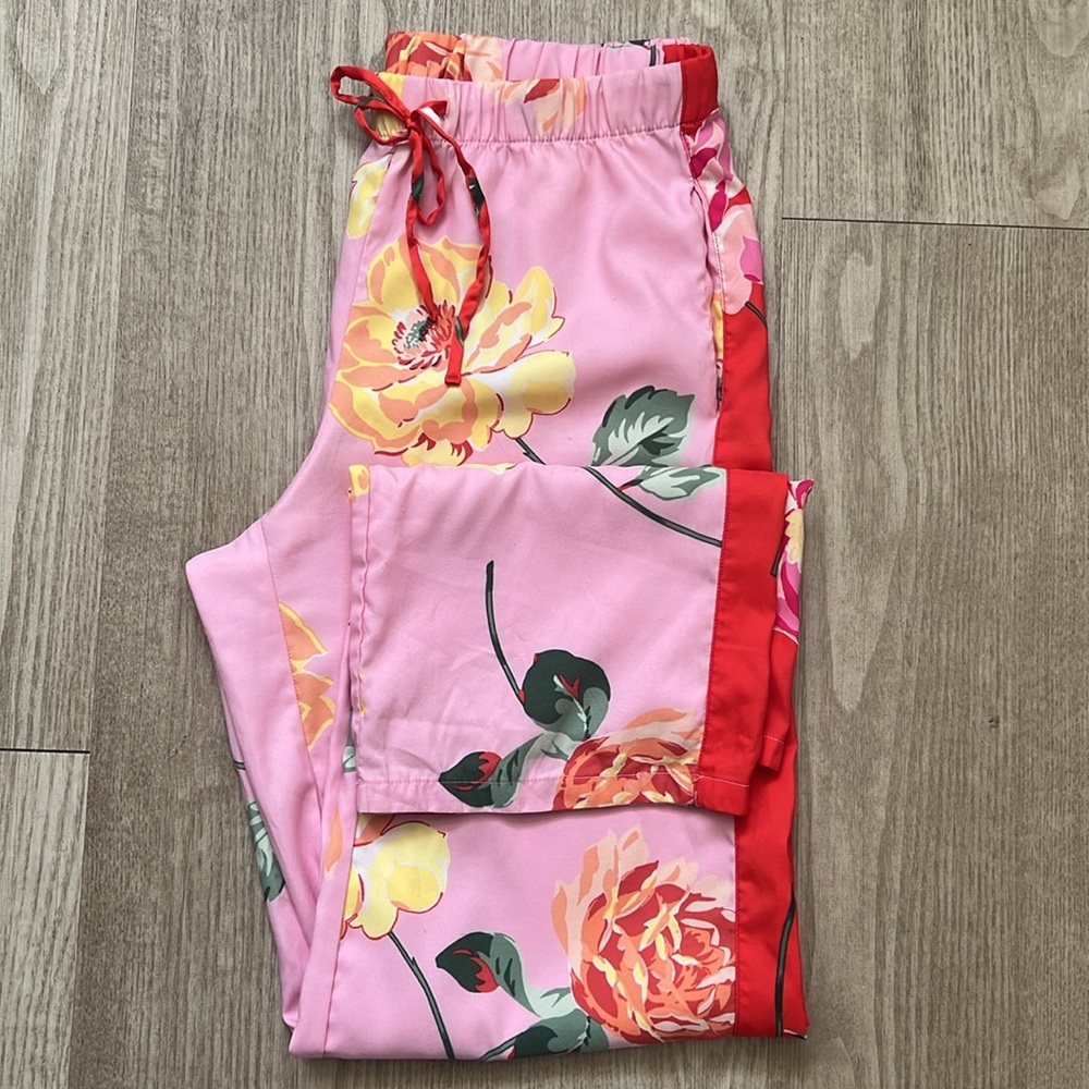 Victoria's Secret Satin Pajama Floral Sleep Pants - Picture 3 of 10